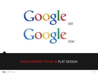 ENGOUEMENT POUR LE FLAT DESIGN
57

 