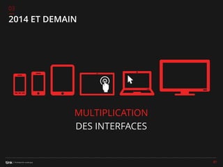 03

2014 ET DEMAIN

MULTIPLICATION
DES INTERFACES

87

 