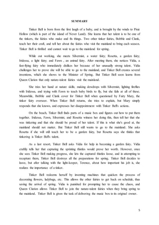 Narative text - Tinkerbell | DOCX