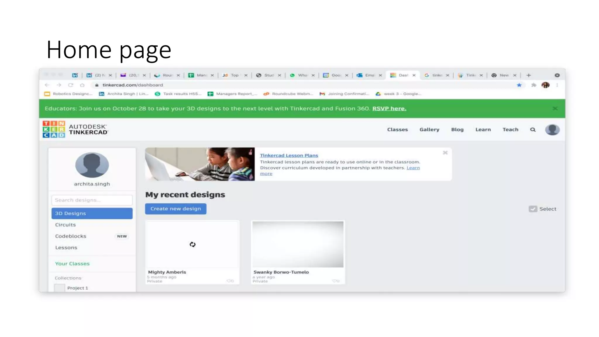 Tinker cad intro | PPTX