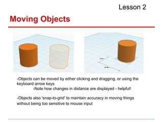 Tinkercad lesson 2 | PDF