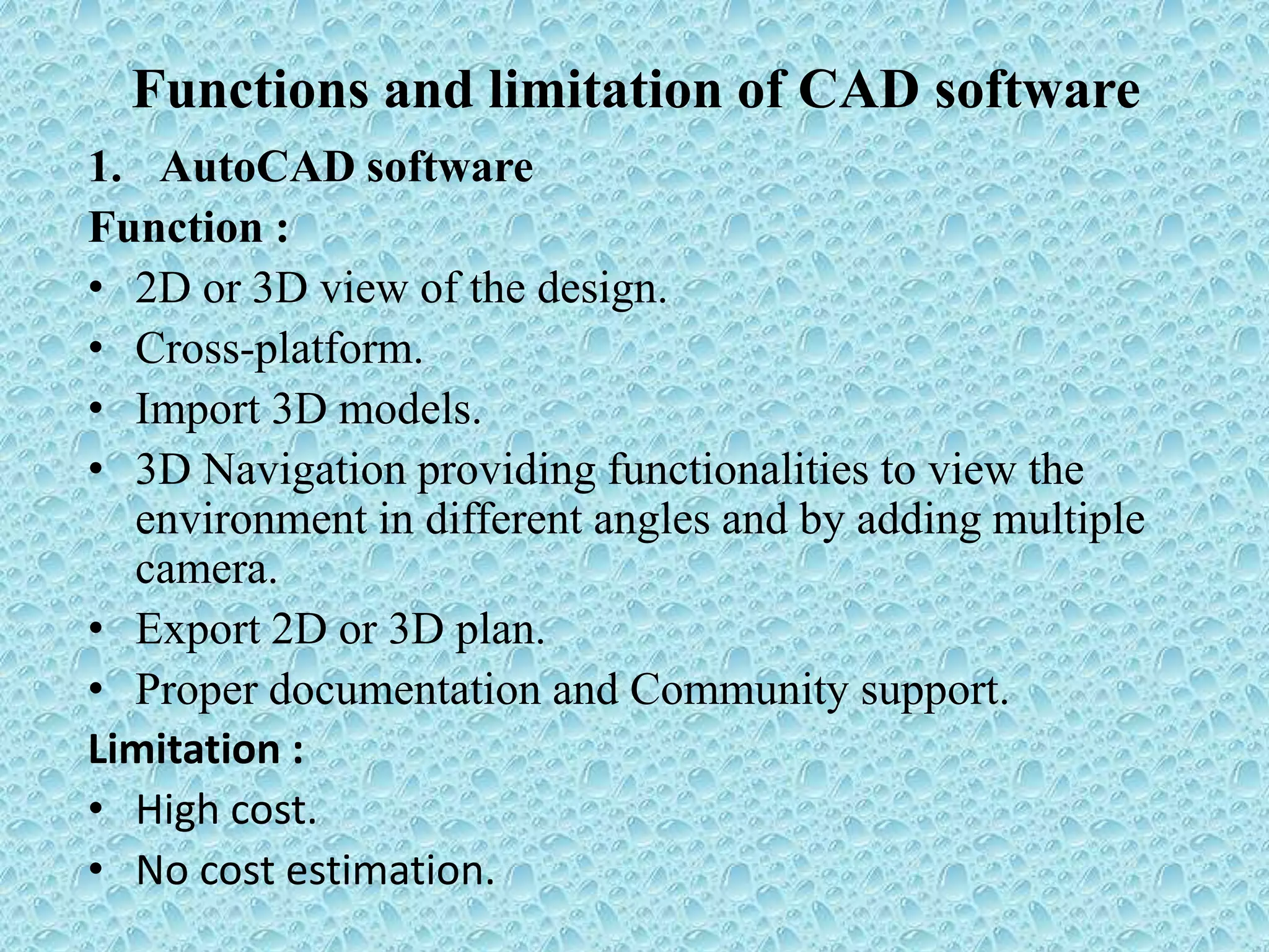 Computer aided design for landscape gardening | PPTX