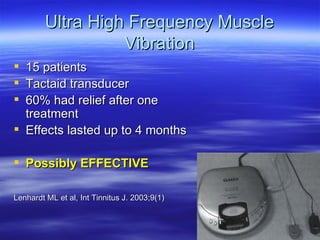 Tactaid Tinnitus | PPT
