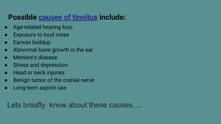 Tinnitus | PPT