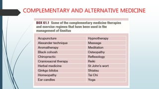 COMPLEMENTARY AND ALTERNATIVE MEDICINE
 