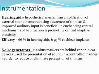 Sound Generator Ear TINNITUS & HYPERACUSIS.pptx
