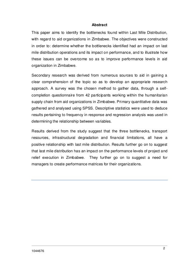 How to write an abstract for a literature review image