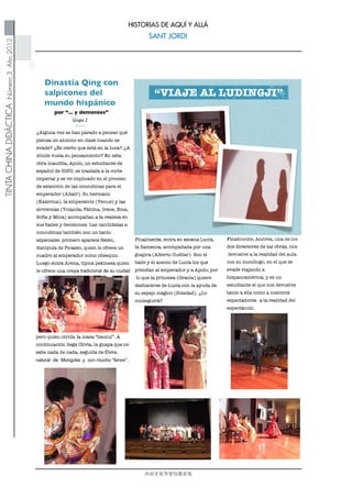 HISTORIAS DE AQUÍ Y ALLÁ
SANT JORDI
 