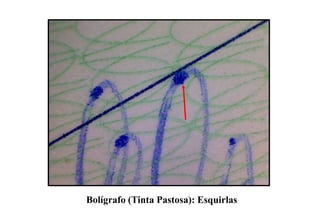 Bolígrafo (Tinta Pastosa): Esquirlas
 