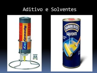 Aditivo e Solventes
 