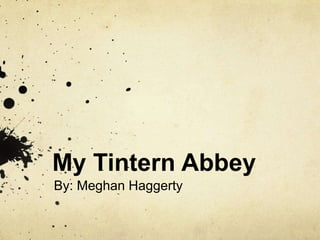 My Tintern Abbey By: Meghan Haggerty 