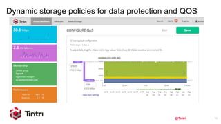 @Tintri
Dynamic storage policies for data protection and QOS
15
 