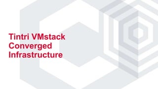 Tintri VMstack
Converged
Infrastructure
 
