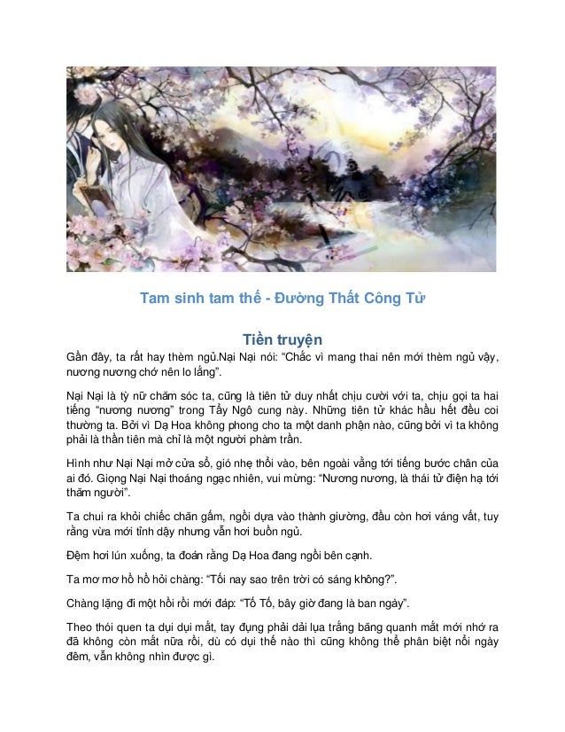 Tam Sinh Tam Thế - Đường Thất Công Tử(c1-c8) - NTC