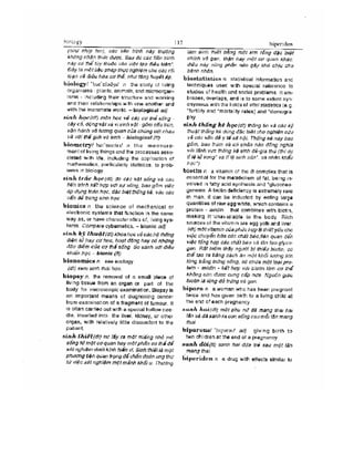 Từ điển y học anh việt