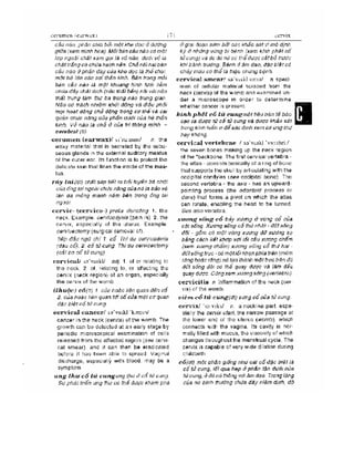 Từ điển y học anh việt