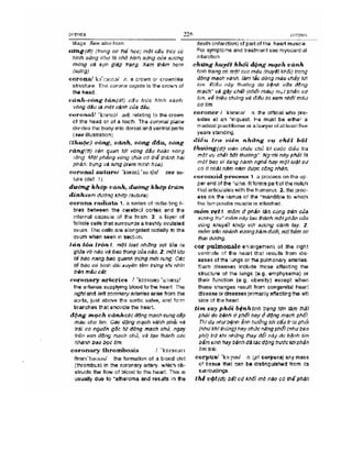 Từ điển y học anh việt