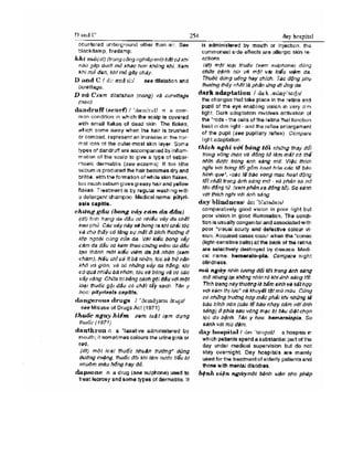 Từ điển y học anh việt