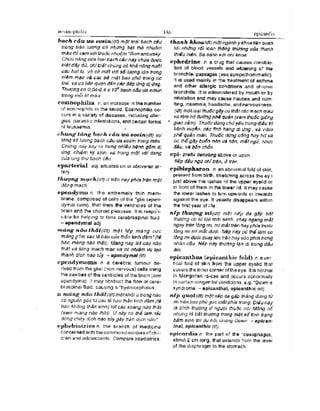 Từ điển y học anh việt