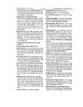 Từ điển y học anh việt