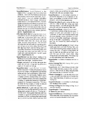 Từ điển y học anh việt