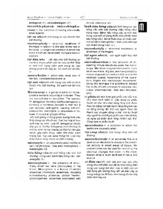 Từ điển y học anh việt