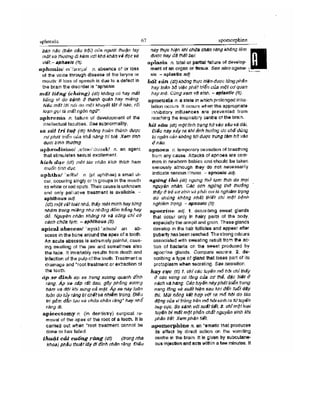 Từ điển y học anh việt