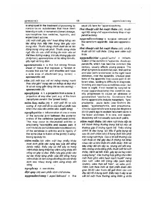 Từ điển y học anh việt