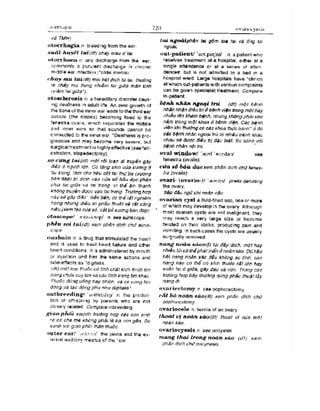 Từ điển y học anh việt