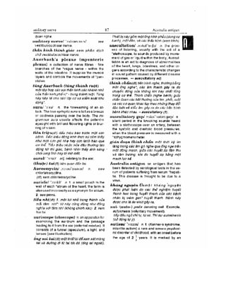 Từ điển y học anh việt