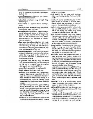 Từ điển y học anh việt