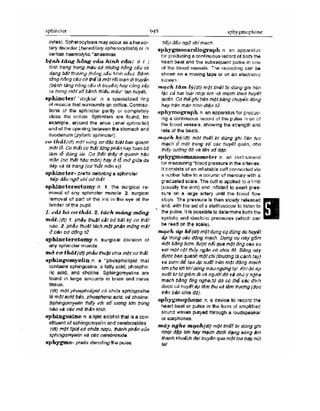 Từ điển y học anh việt