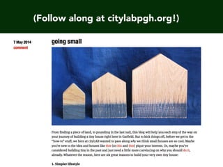 (Follow along at citylabpgh.org!)
 