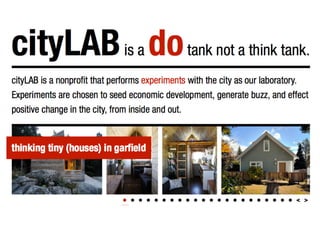 Tiny House Planning Session by cityLAB