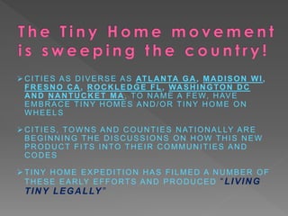 Tiny houses & Missing Middle Housing presentation | PDF