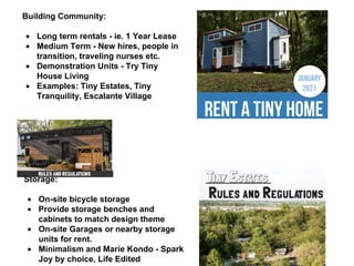 Tiny houses & Missing Middle Housing presentation | PDF