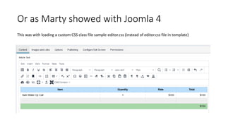TinyMCE for Joomla | PPTX