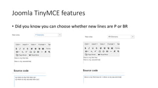 TinyMCE for Joomla | PPTX