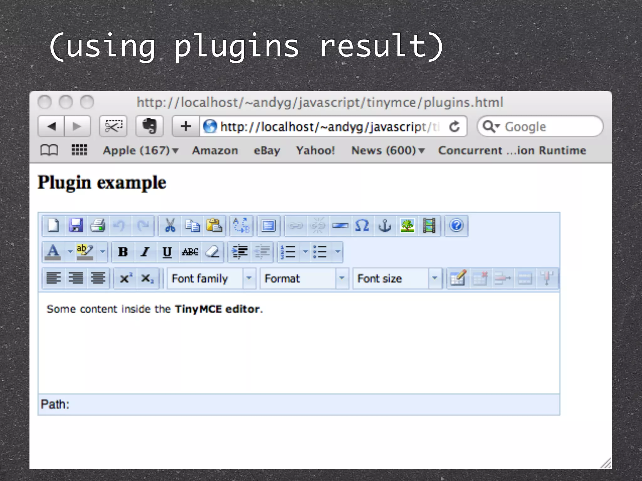 (using plugins result)
 