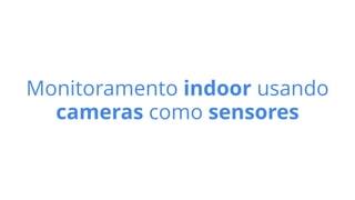 Monitoramento indoor usando
cameras como sensores
 