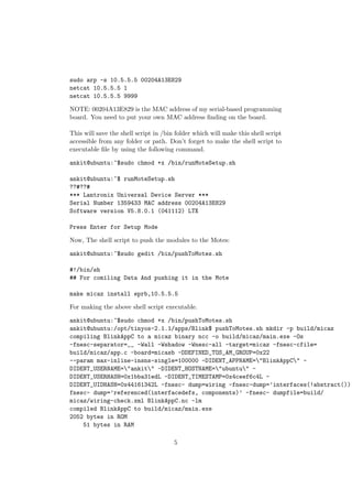TinyOS installation Guide And Manual | PDF