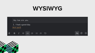 WYSIWYG
 