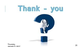 Thursday,
January 5, 2017
20
 