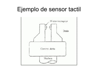 Ejemplo de sensor tactil
 