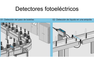 Detectores fotoeléctricos
 