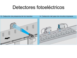 Detectores fotoeléctricos
 