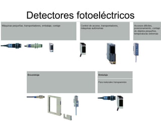 Detectores fotoeléctricos
 