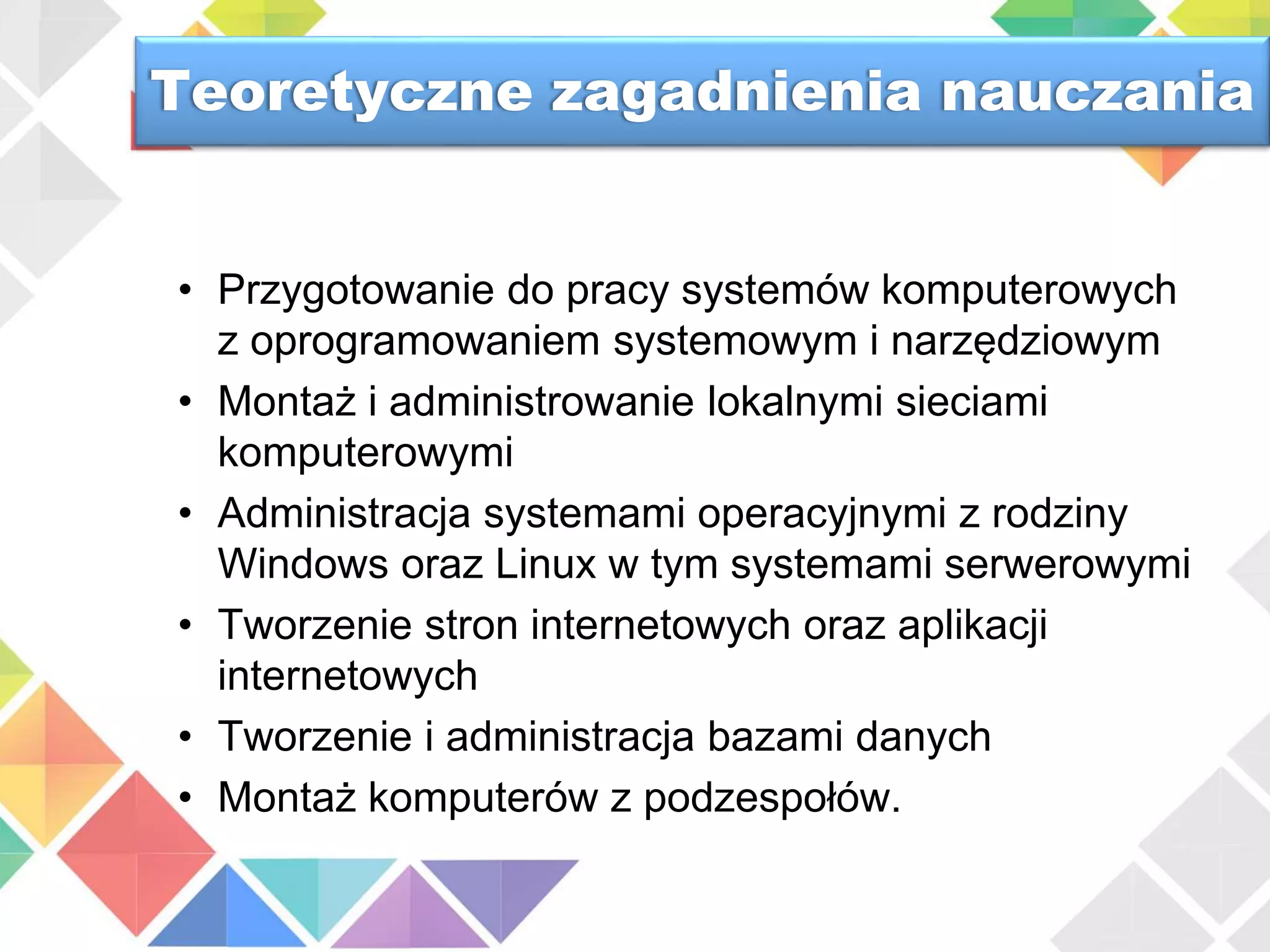 Technik Informatyk | PPTX