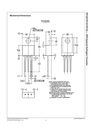 Tip120 datasheet