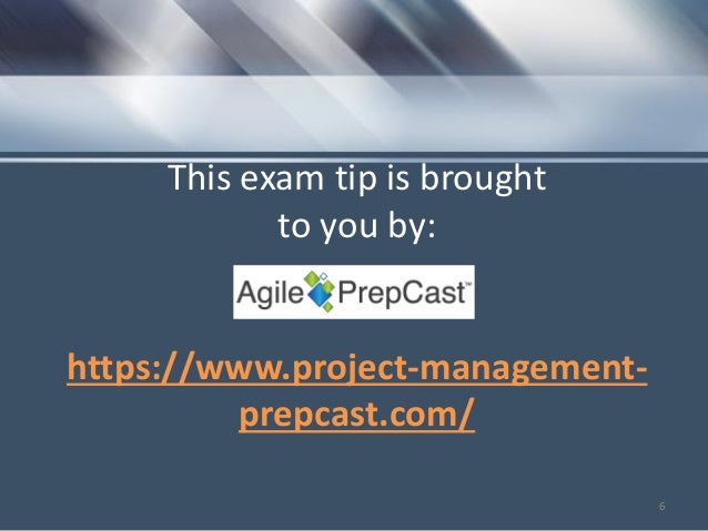 PMI-ACP Prüfungsunterlagen